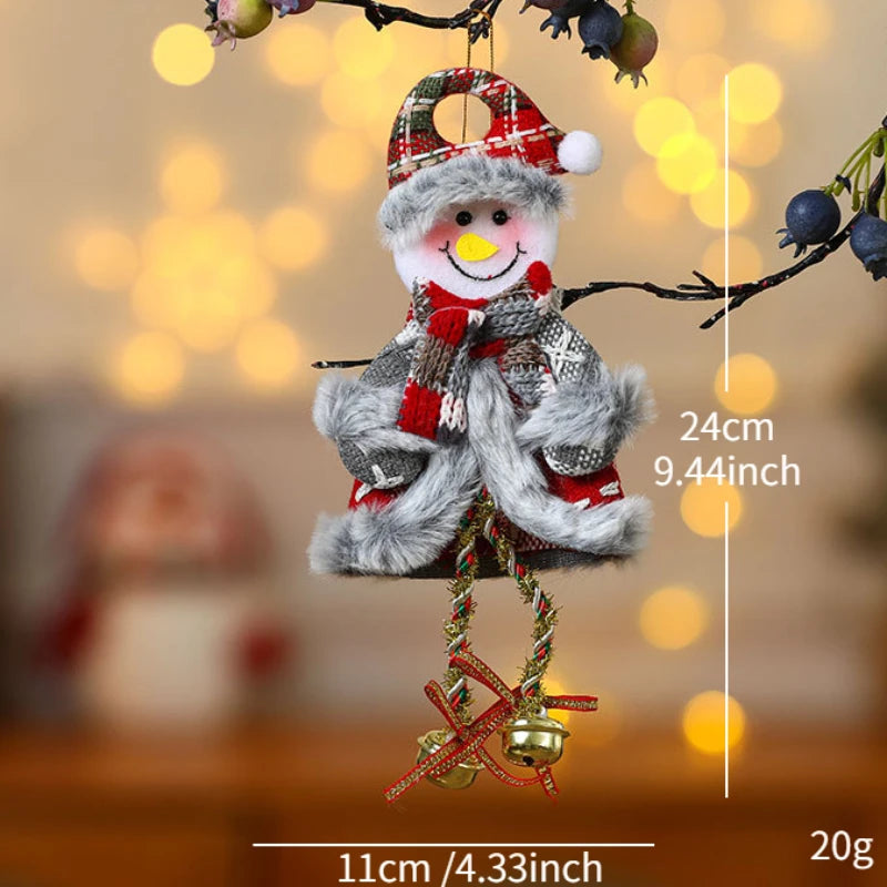 Charming Pink Christmas Doll & Animal Ornaments - Image 39