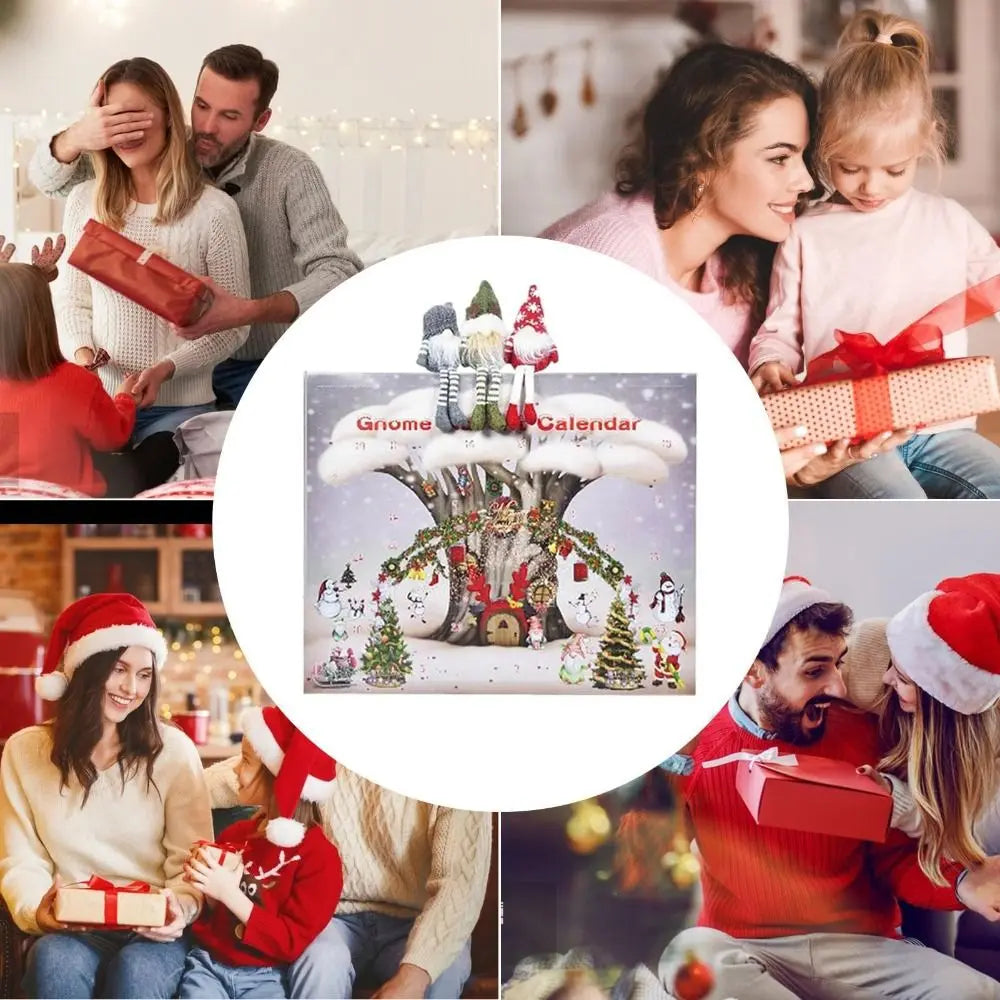 Charming Christmas Gnome Advent Calendar Decoration - Image 10