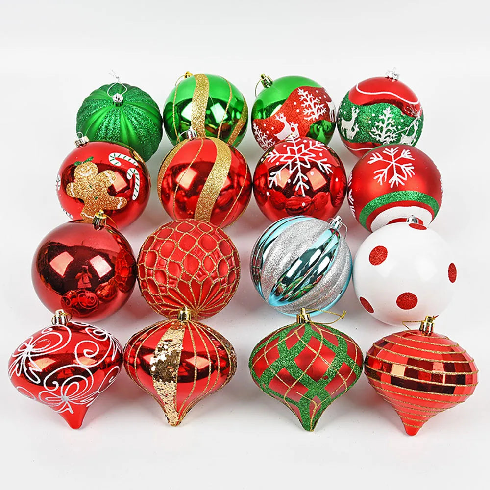 Festive DIY Christmas Tree Decoration Balls - 4-6pcs - Image 38