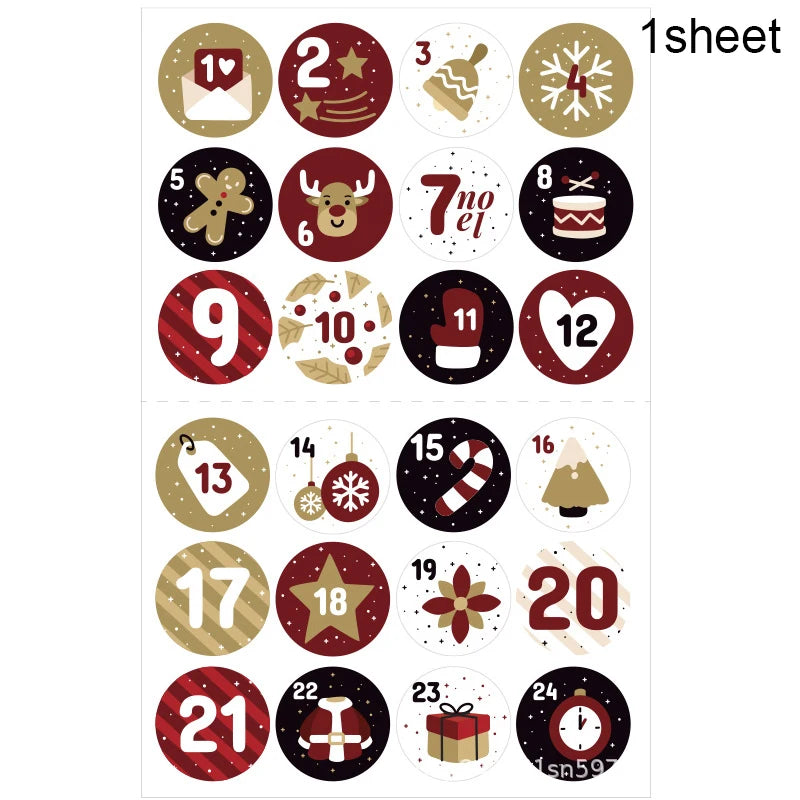 Festive Countdown Advent Calendar Bags & Tags - Image 14