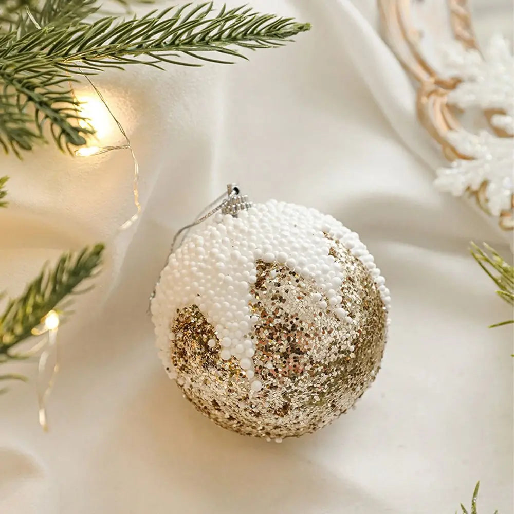 Colorful Shatterproof Sequin Christmas Tree Ornaments - Image 15