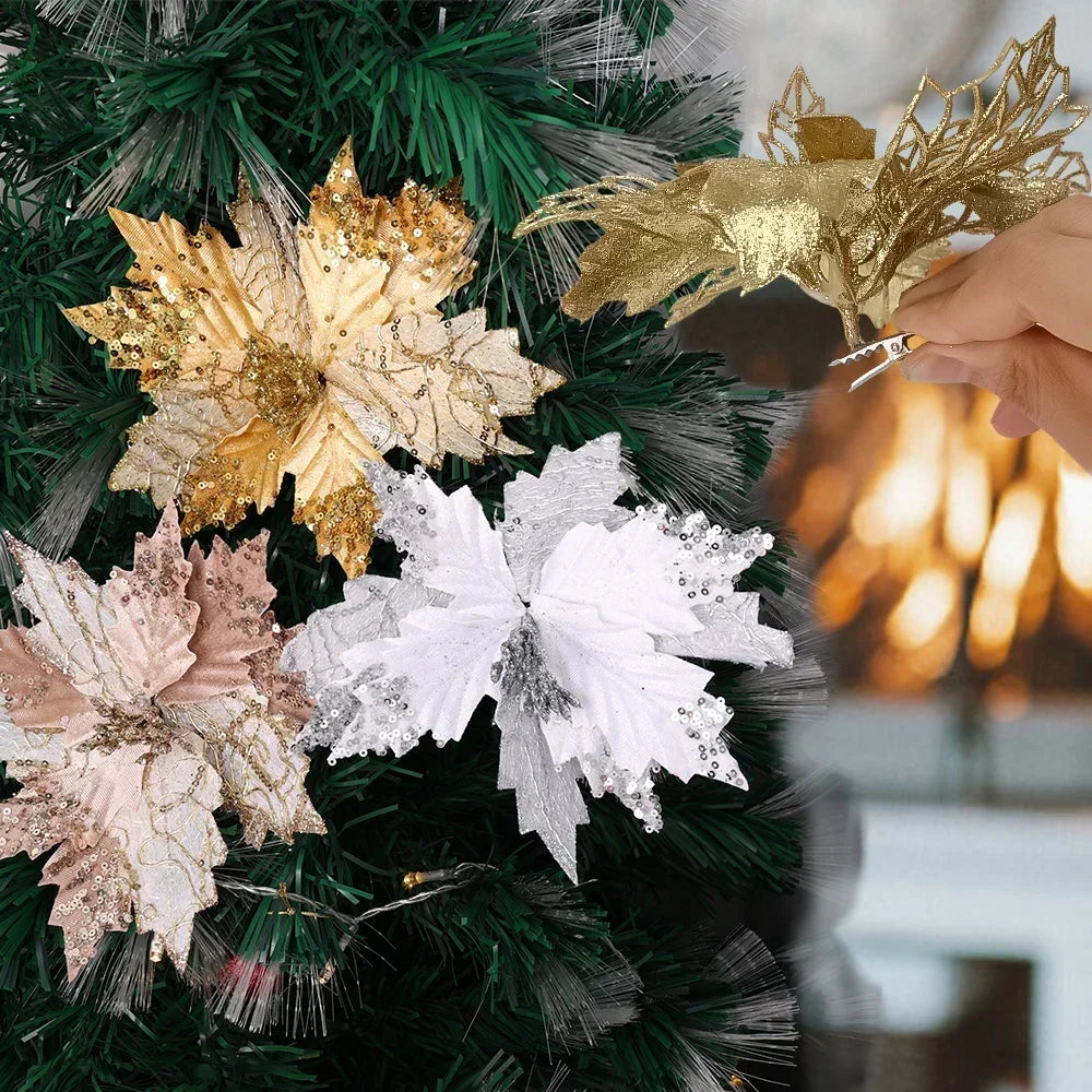 Festive Christmas Tree Ornament Clips for DIY Decor - Image 11