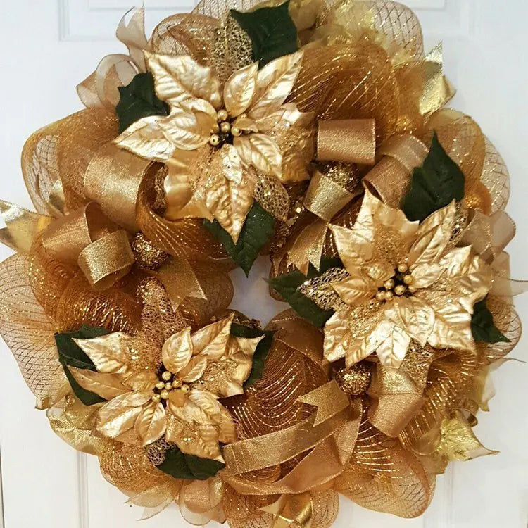Gorgeous Gold & Silver Mesh Christmas Ribbons - Image 26