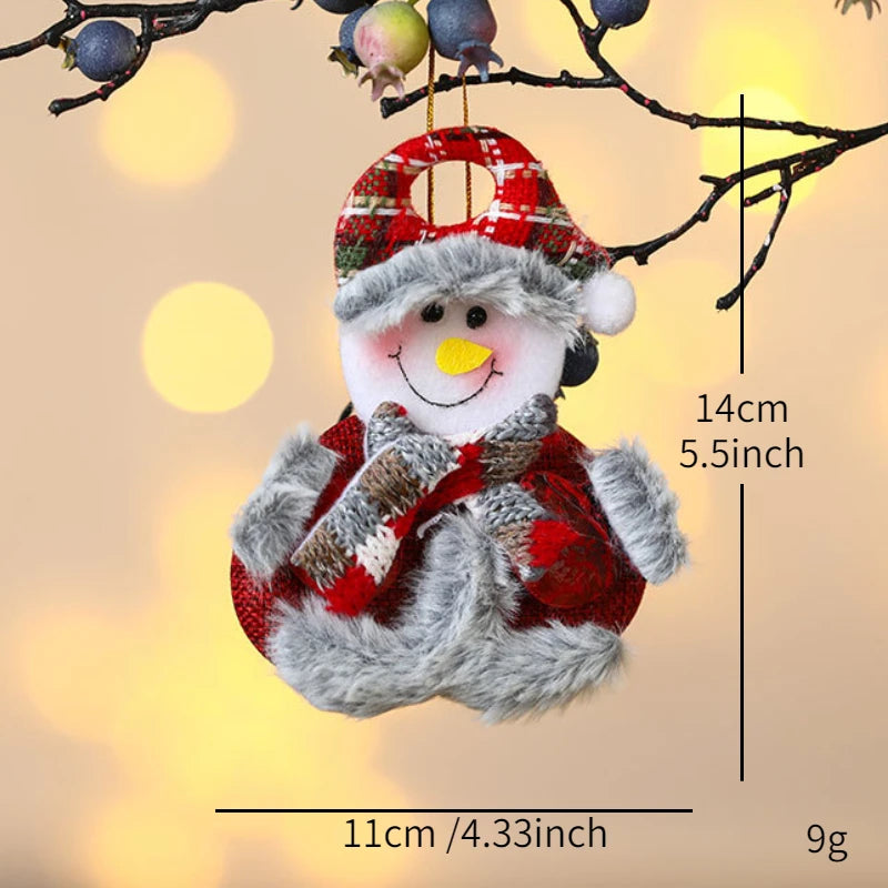 Charming Pink Christmas Doll & Animal Ornaments - Image 26