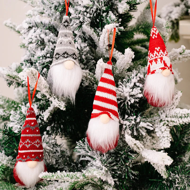 Charming Faceless Gnome Christmas Tree Ornaments - Image 5