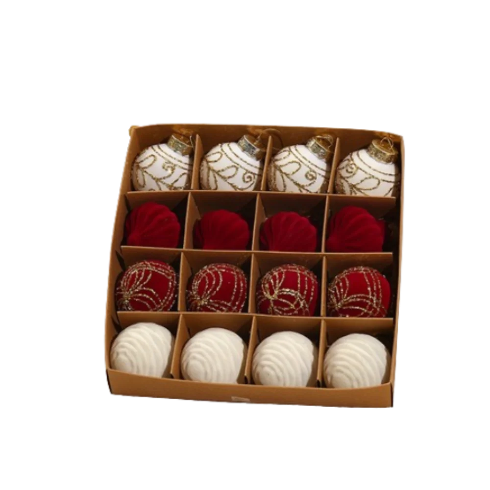 Elegant Shatterproof Glitter Christmas Ball Ornaments - Image 12