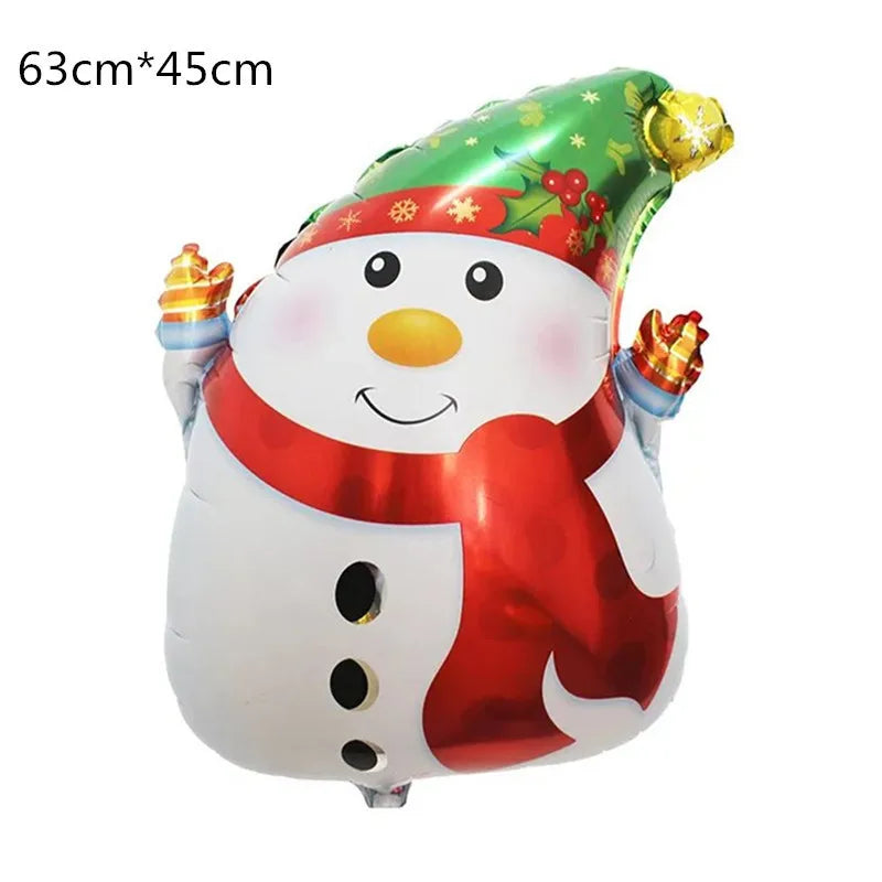 Festive Foil Balloons: Santa, Snowman & More! - Image 34