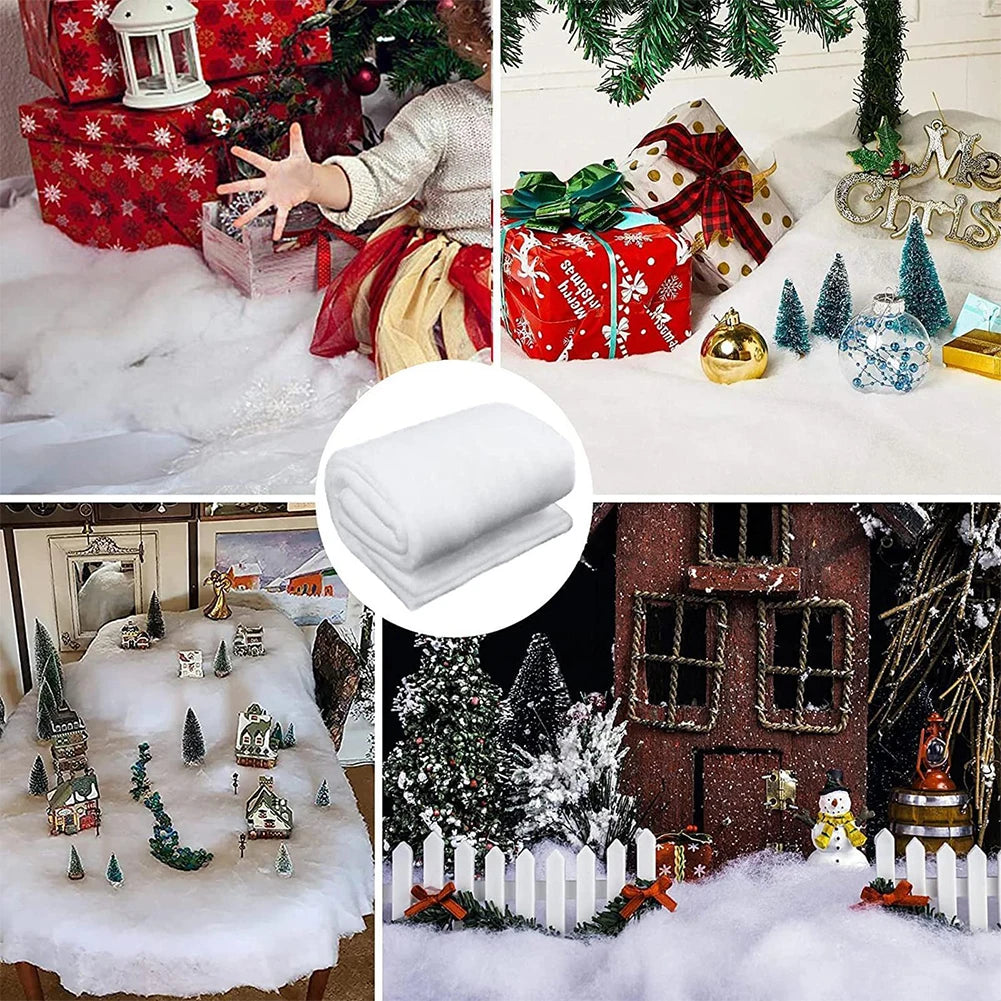 Fluffy White Snow Carpet for Christmas Decor - Image 7