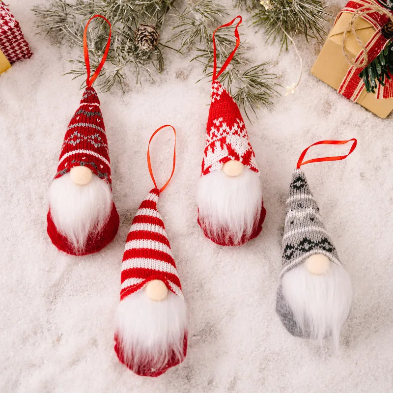 Charming Faceless Gnome Christmas Tree Ornaments - Image 10