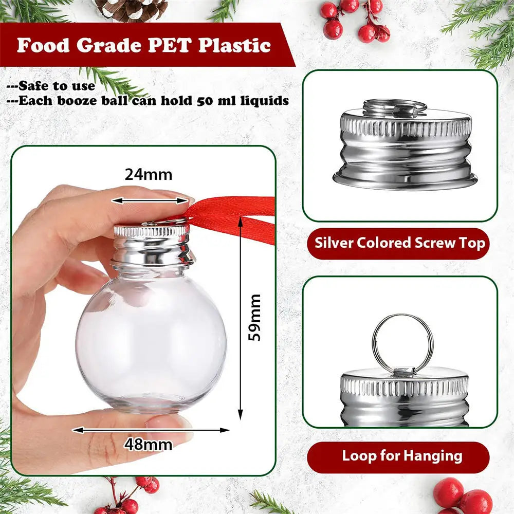 30-Piece Christmas Tree Clear Ornament Set - Image 9