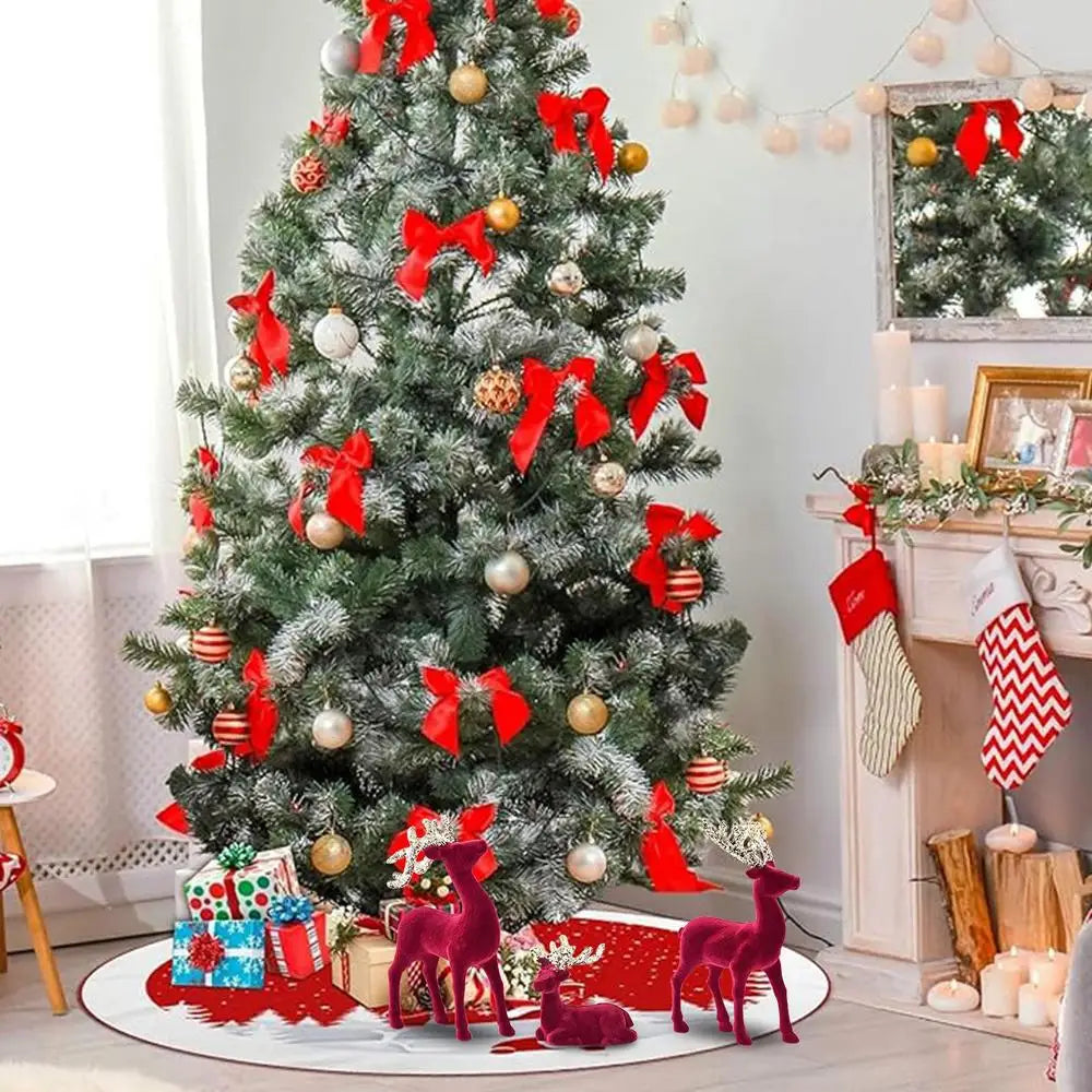 Charming 3-Piece Retro Reindeer Christmas Decor Set - Image 8