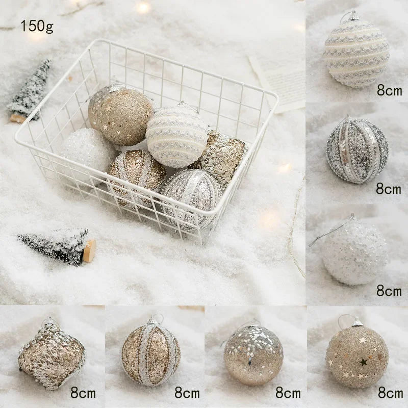 Sparkling Christmas Ball Ornaments for Festive Decor - Image 9