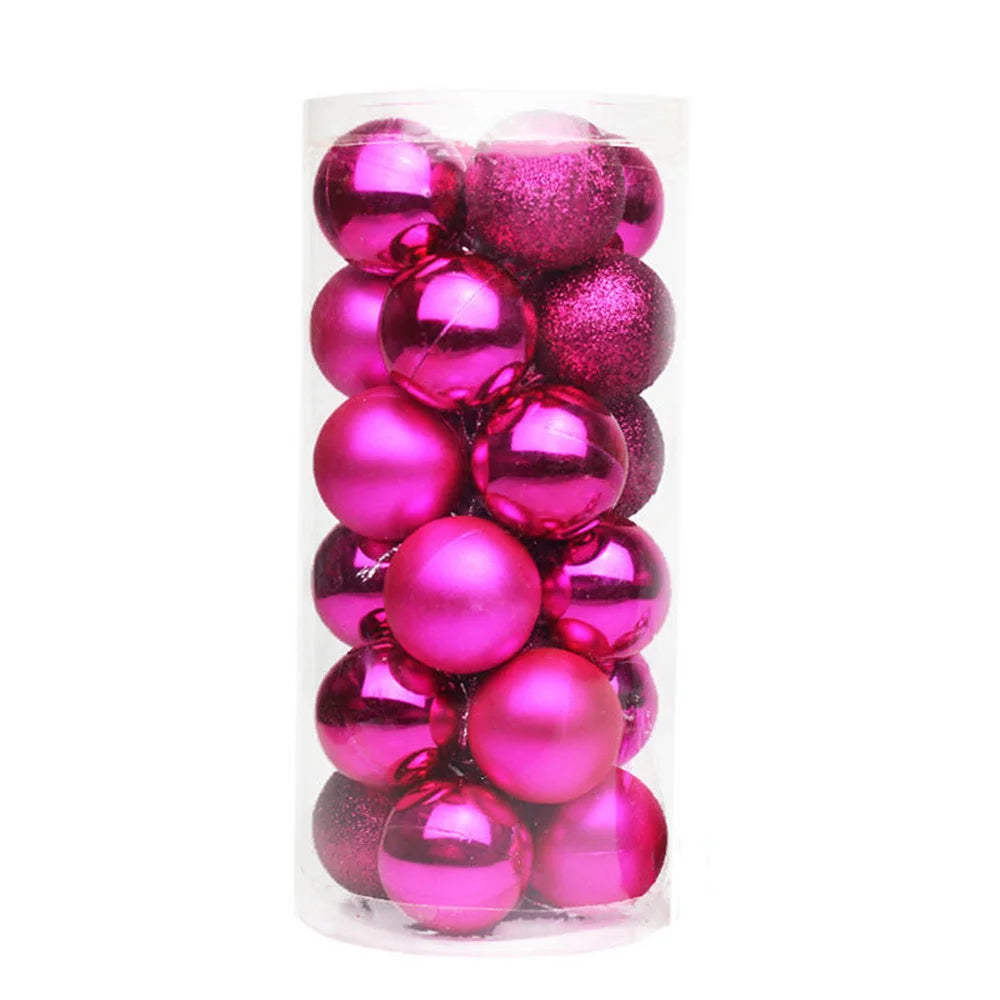 Unbreakable Christmas Ball Ornaments Set - Festive Decor - Image 42