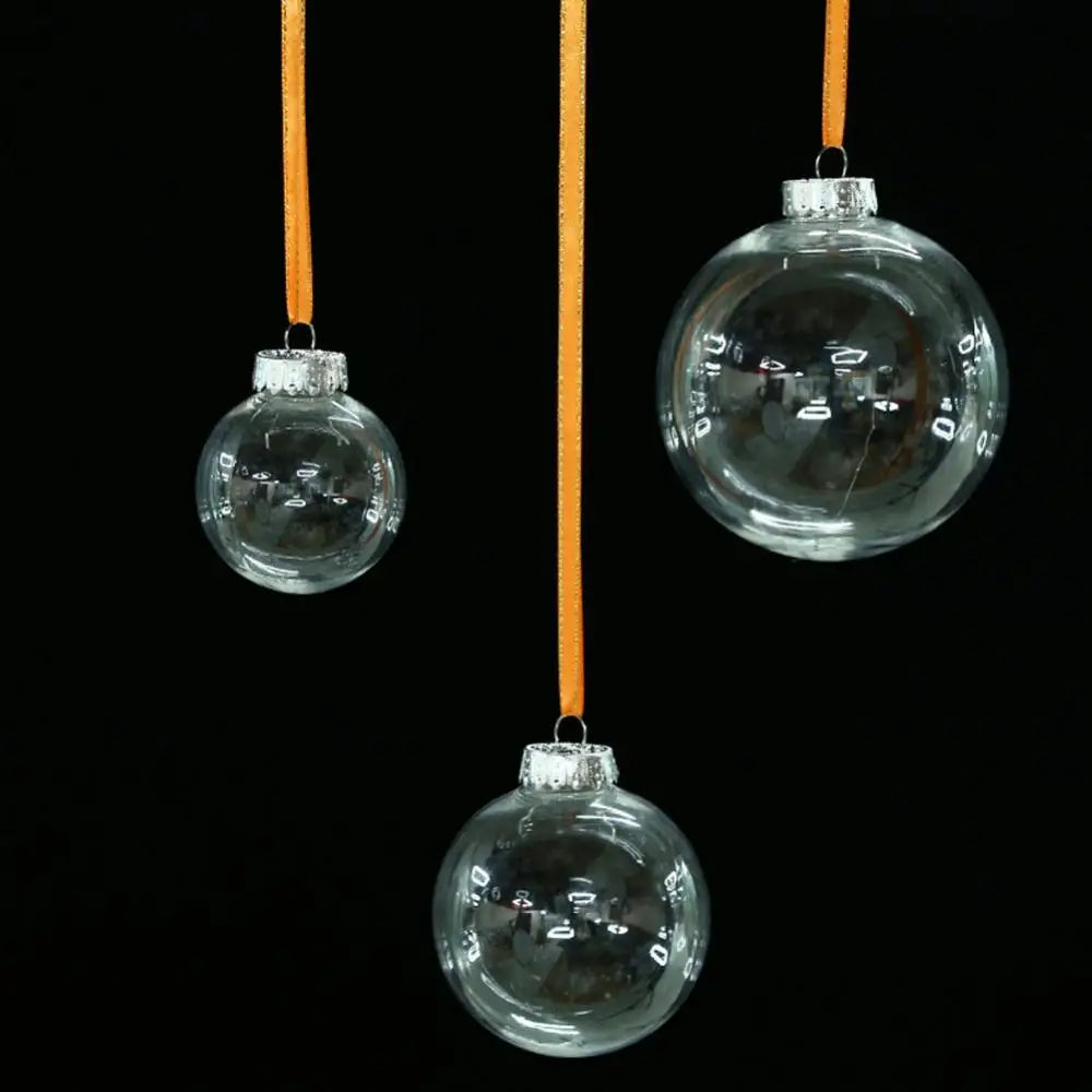 Transparent Fillable Christmas Baubles for Festive Decor - Image 9