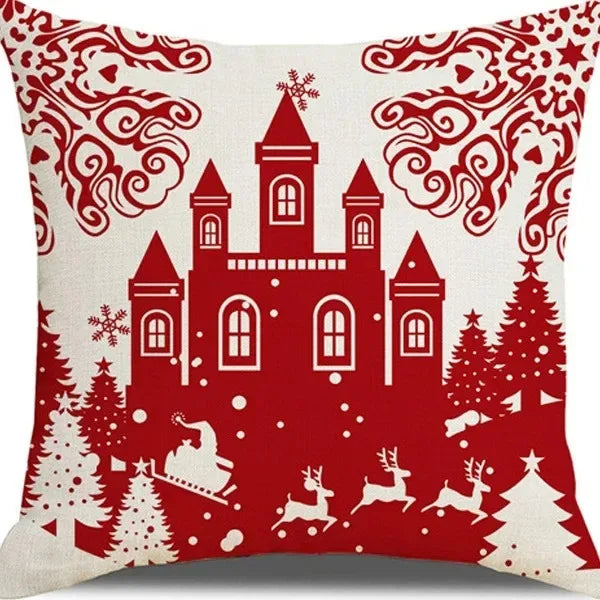 Festive Santa Claus Christmas Pillowcases for Cozy Decor - Image 24