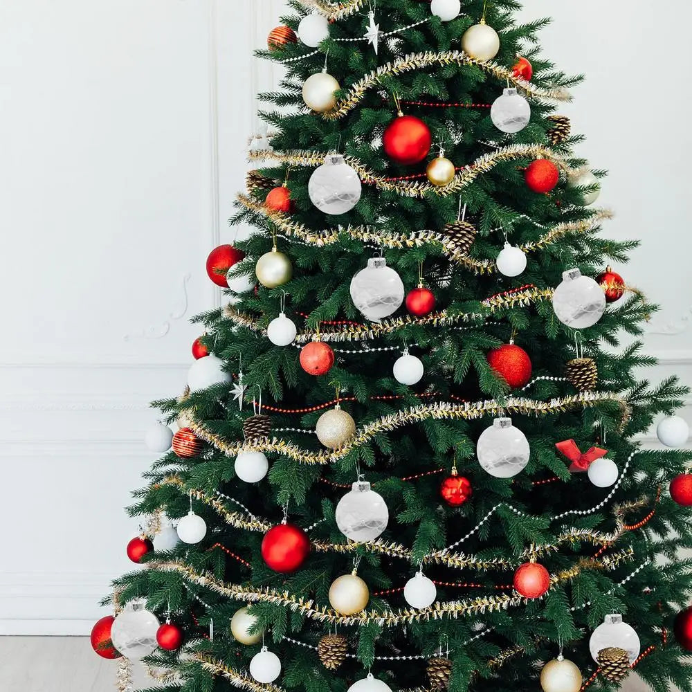 8cm Velvet Christmas Ball Ornaments Set - Image 14