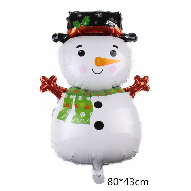 Festive Foil Balloons: Santa, Snowman & More! - Image 24