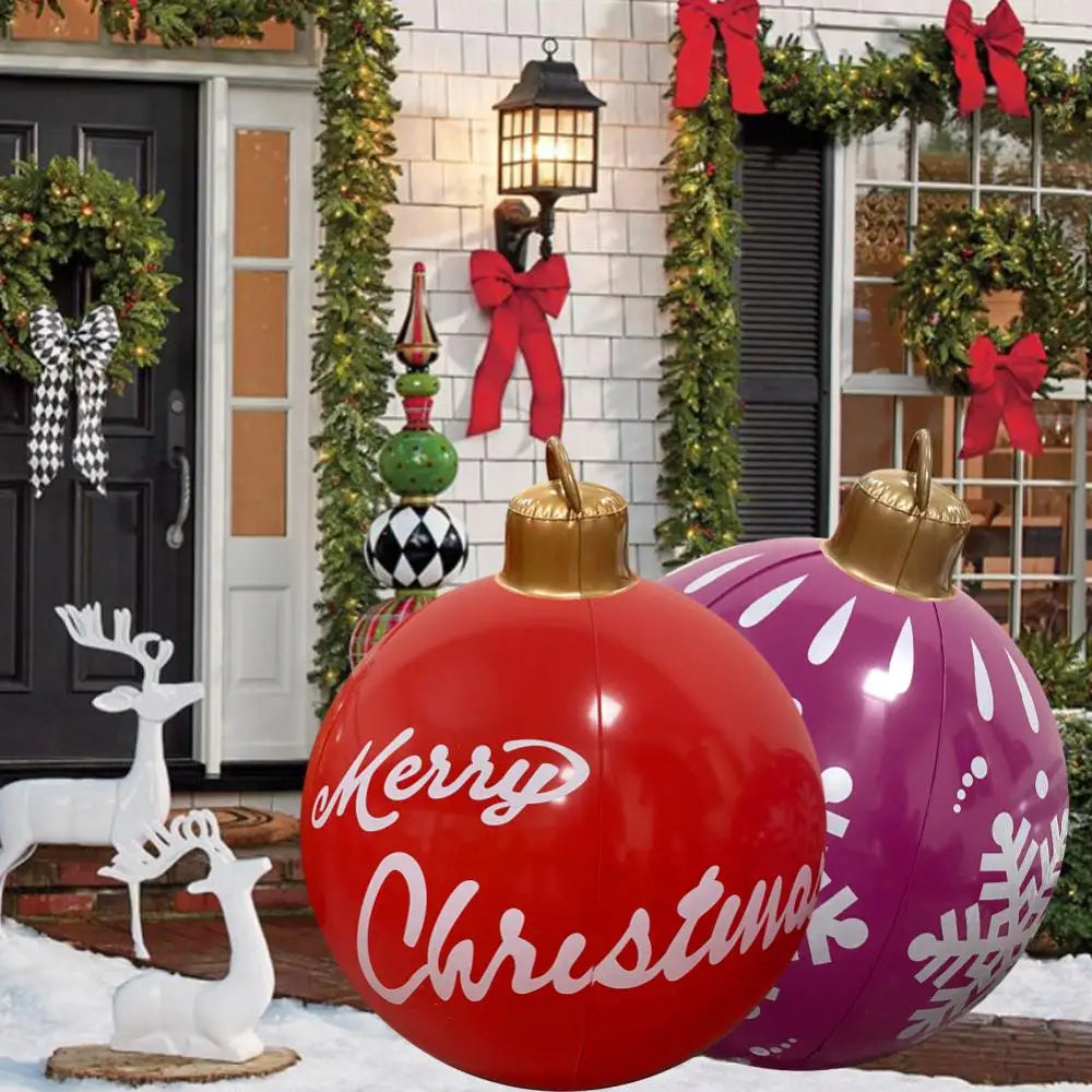 60CM Christmas Inflatable Decorative Balls for Festive Décor - Image 13