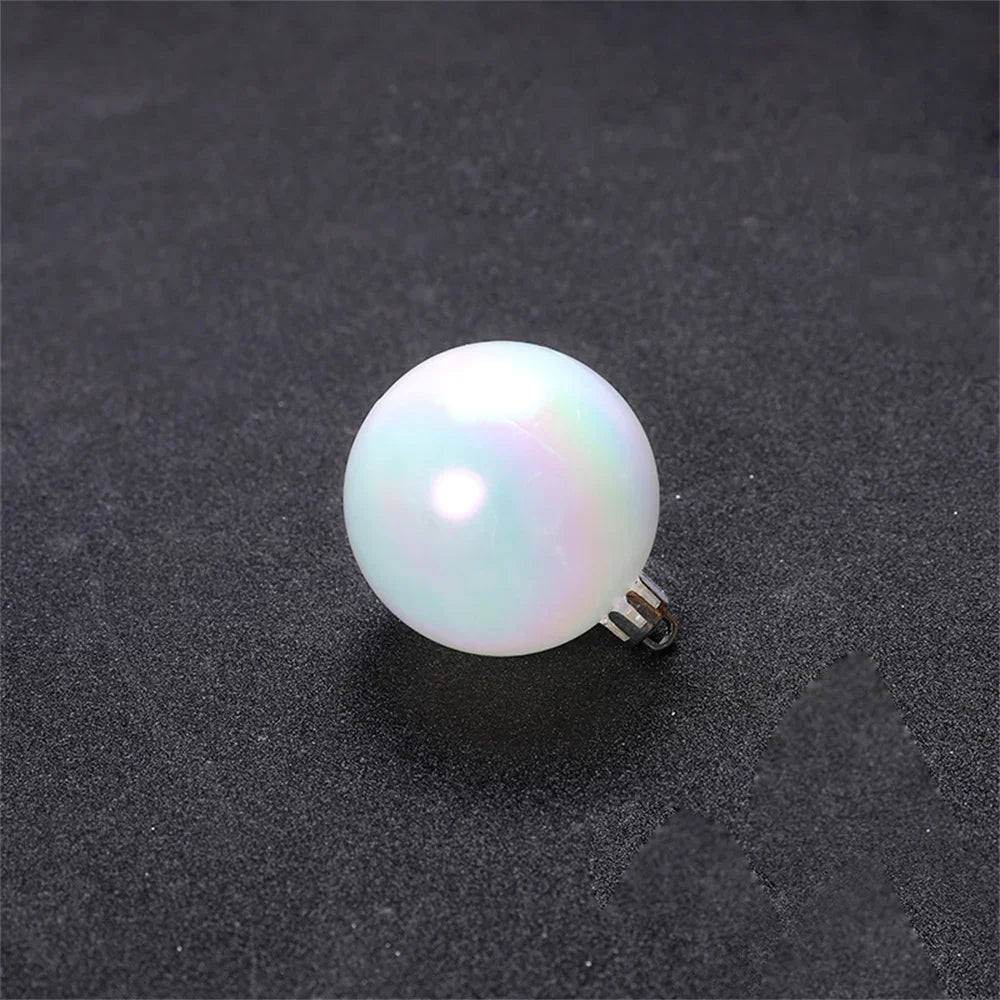Colorful Christmas Bubble Ornaments - 10pcs Set - Image 2