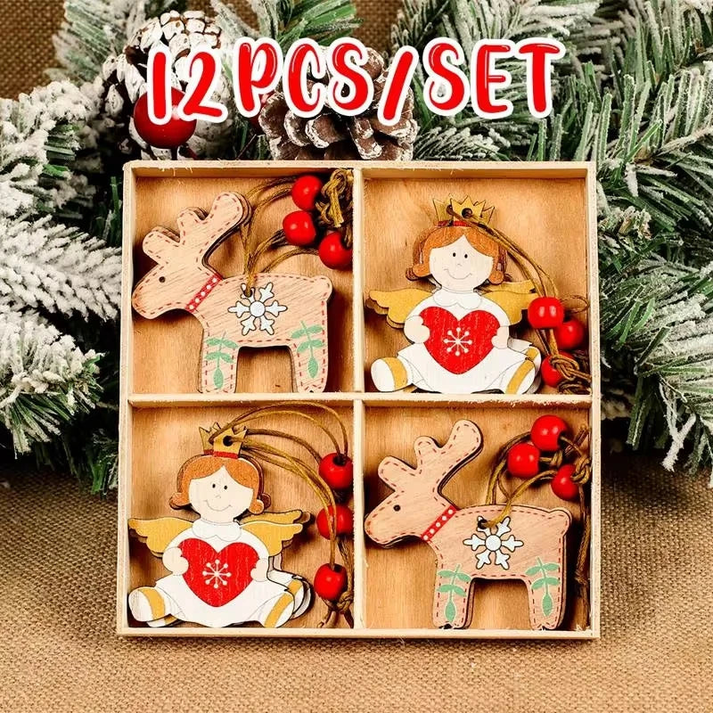 Charming Wooden Gnome Ornaments for Christmas Cheer - Image 10