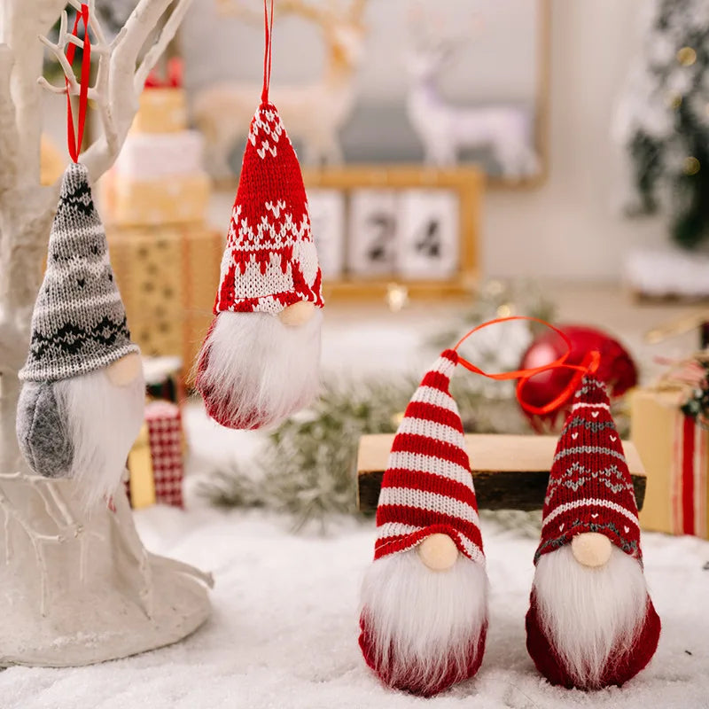 Charming Faceless Gnome Christmas Tree Ornaments - Image 9