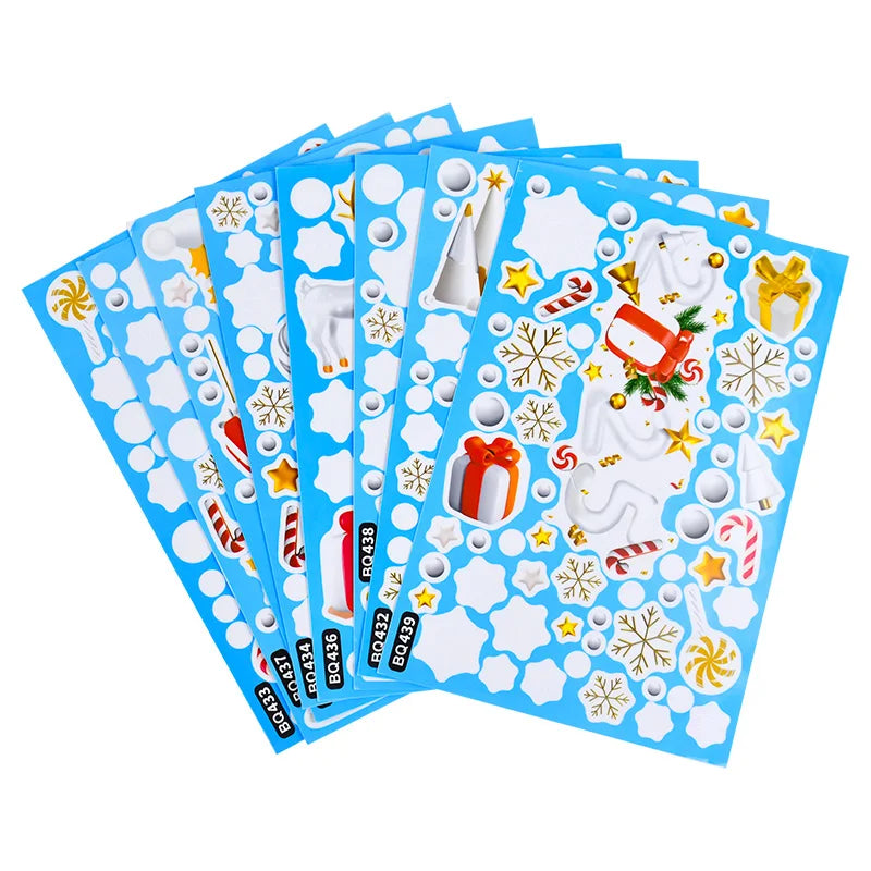 Festive Christmas Window Stickers for Holiday Cheer - Image 11