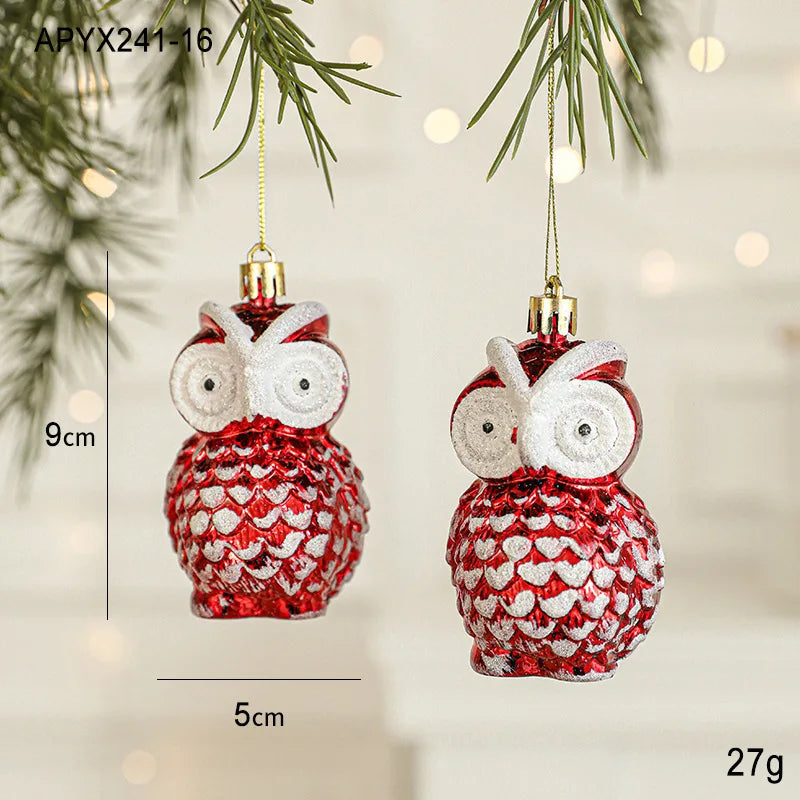 Elegant Red Christmas Ball Ornaments for Festive Decor - Image 21