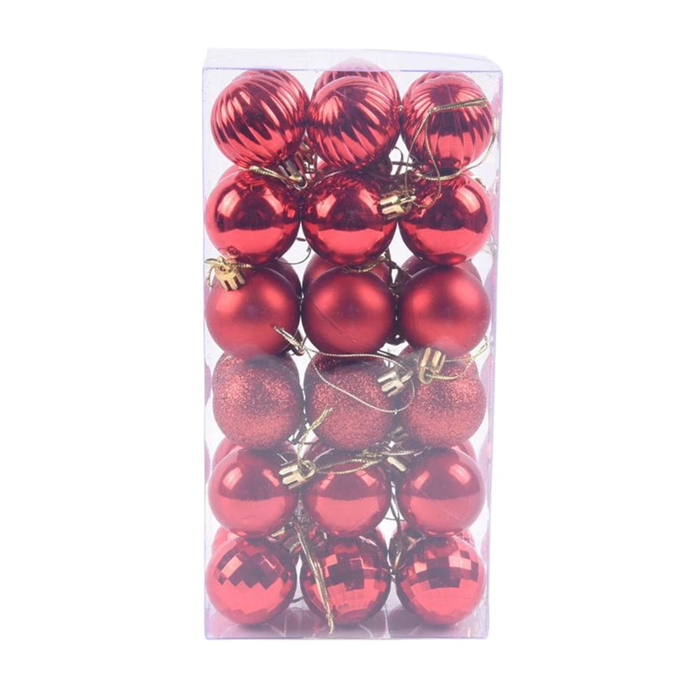 Vibrant Purple Shatterproof Christmas Tree Ornaments - Image 3
