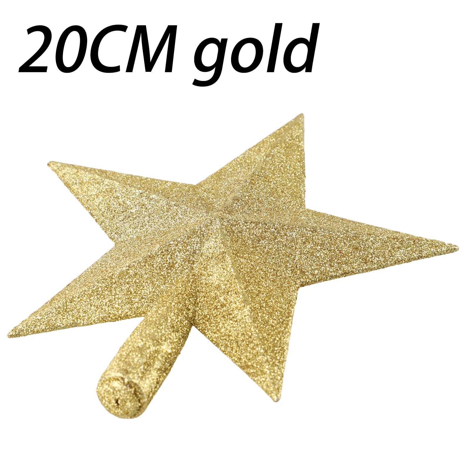 Sparkling Gold & Silver Shatterproof Christmas Star Ornament - Image 16