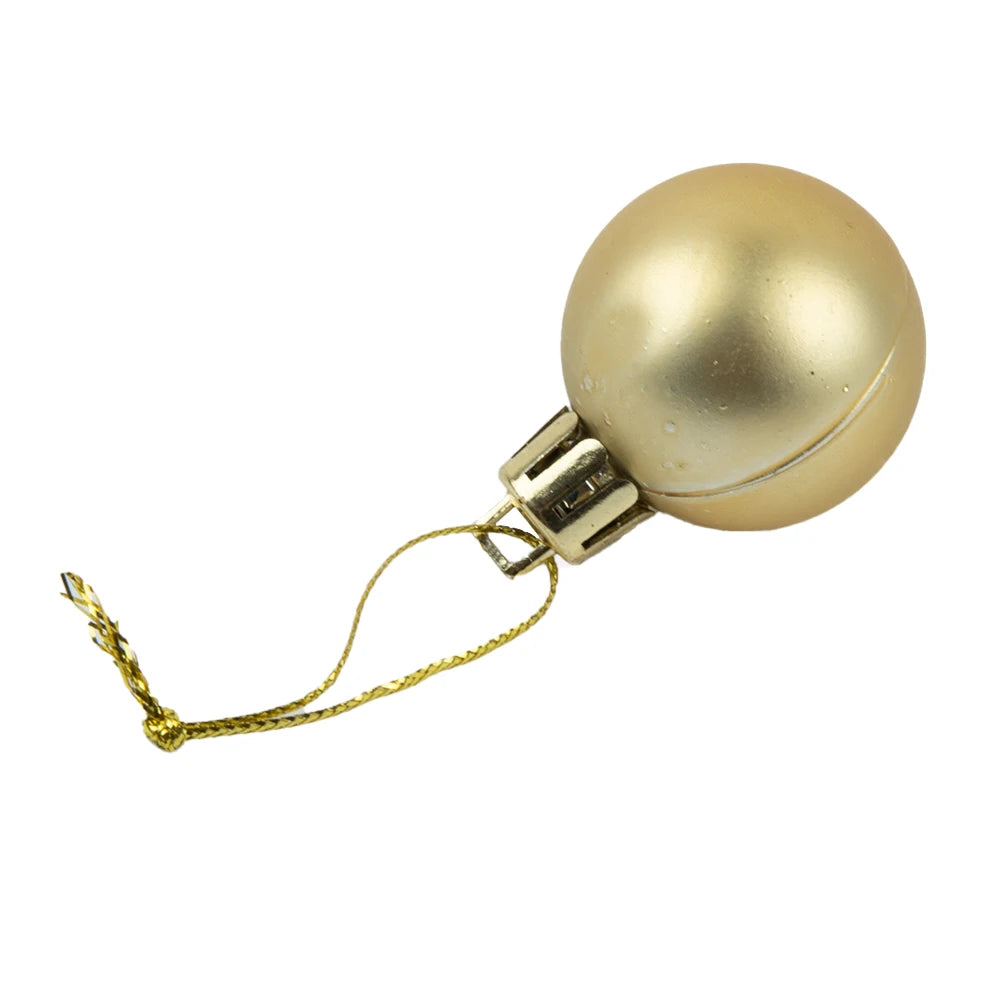 Vibrant 24PCS Mini Christmas Ball Ornaments - Image 32