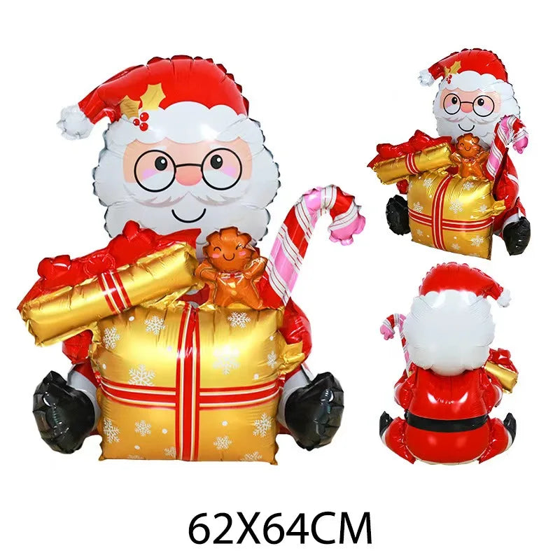 Festive Large Christmas Nutcracker & Snowman Balloons - Image 29