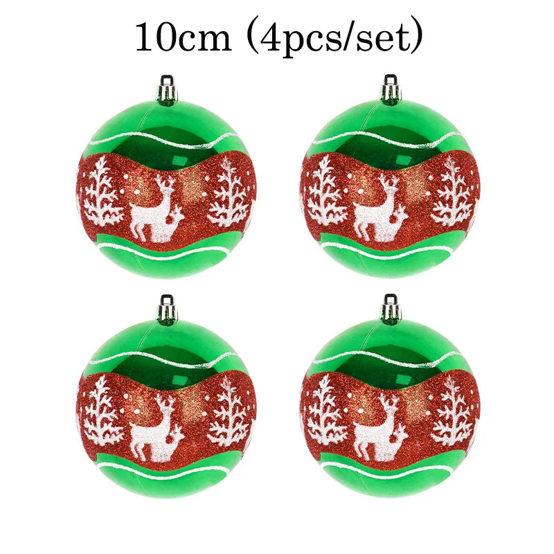 Festive PVC Christmas Tree Ornaments & Decorations - Image 10