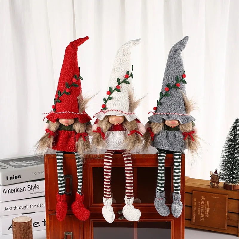 Charming Gnome Doll Ornament for Christmas Tables - Image 8