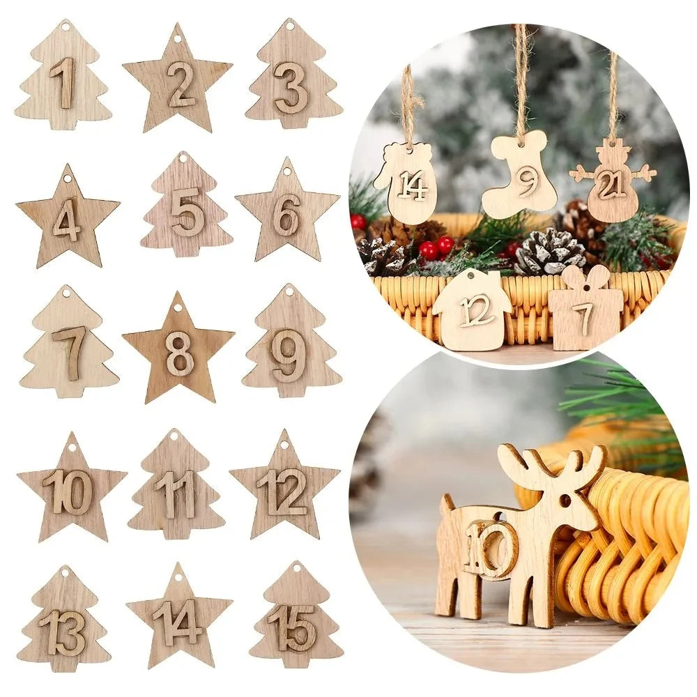 Festive Countdown Advent Calendar Bags & Tags - Image 25