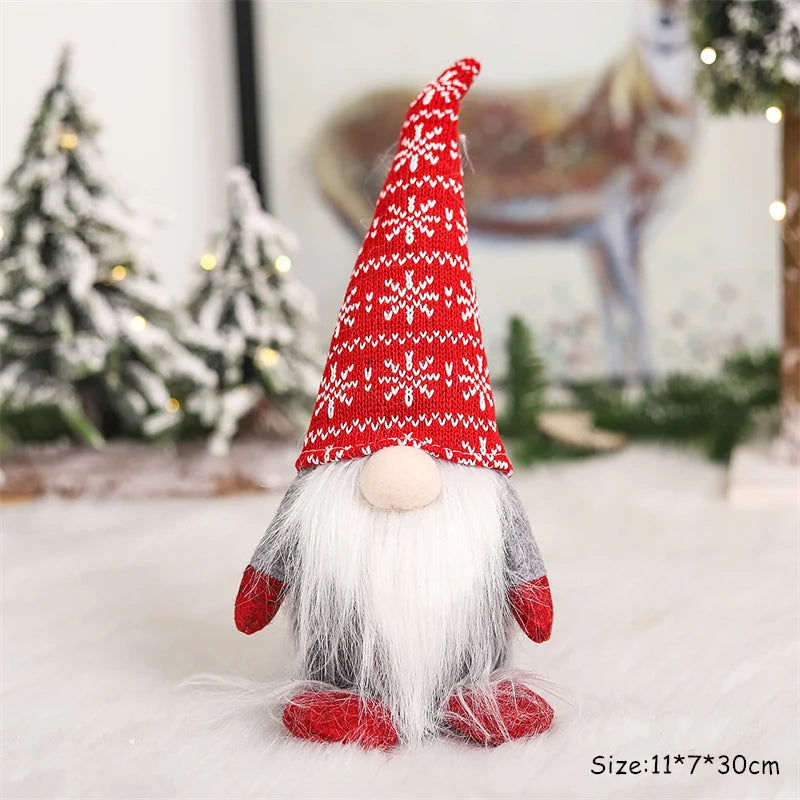 Charming Faceless Gnome Doll for Festive Cheer - Image 8