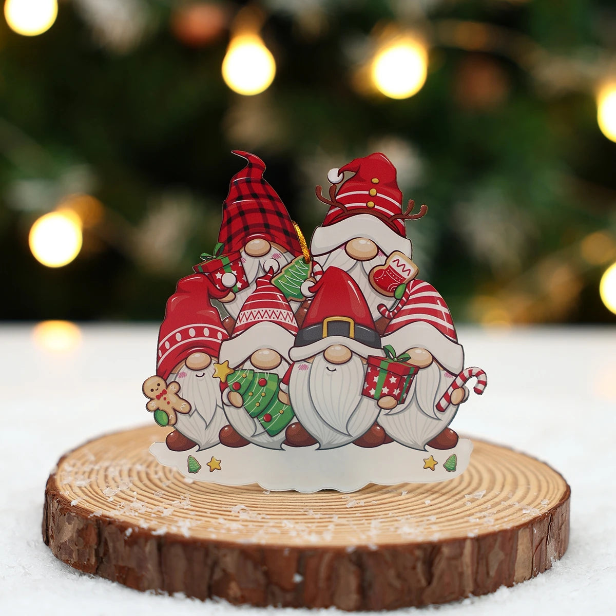 Festive Gnome Hanging Pendant for Christmas Cheer - Image 3