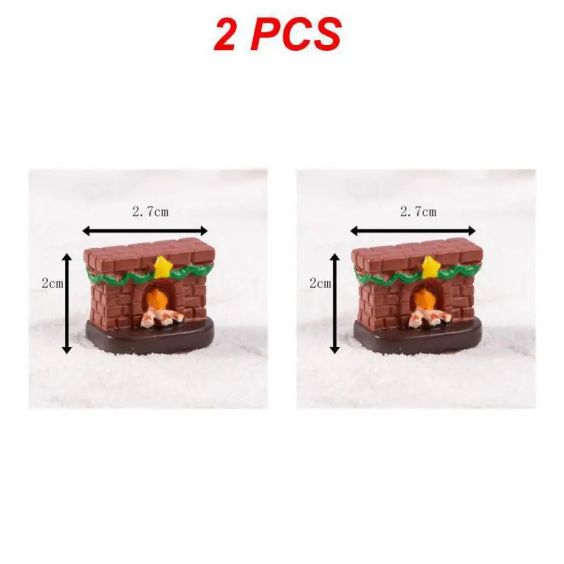 Charming Christmas Resin Santa & Elk Ornaments - Image 13