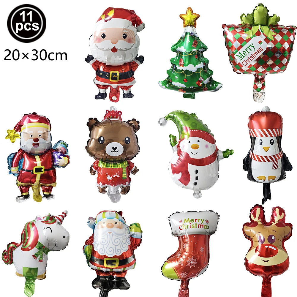 Festive Christmas Foil Balloons for Holiday Decor - Image 26