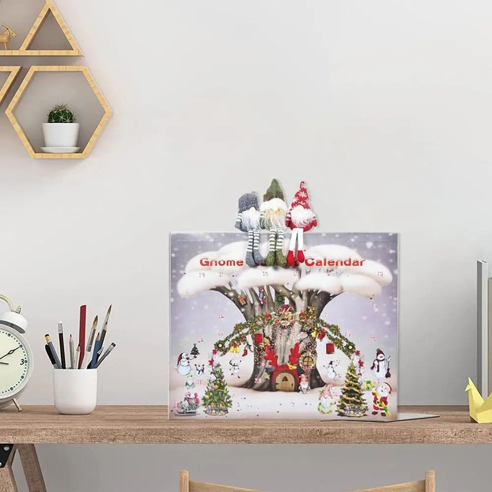 Charming Christmas Gnome Advent Calendar Decoration - Image 7