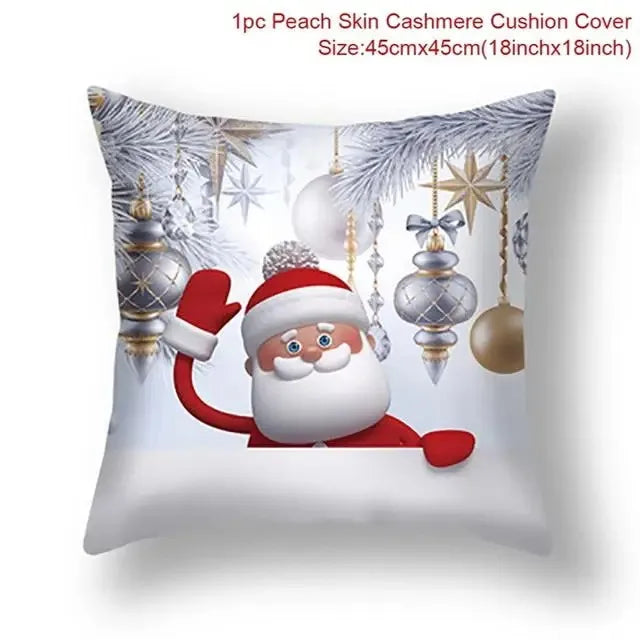 Festive Santa Claus Pillowcases for Cozy Decor - Image 8