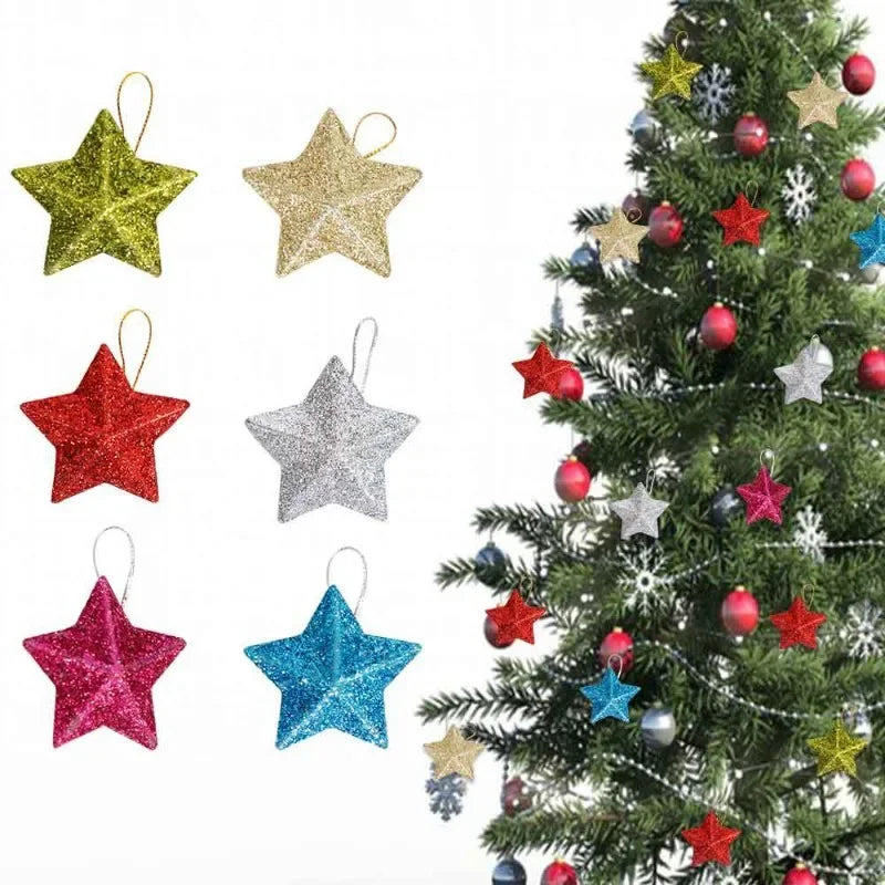 Elegant Gold Star Pendant for Christmas Trees - Image 20