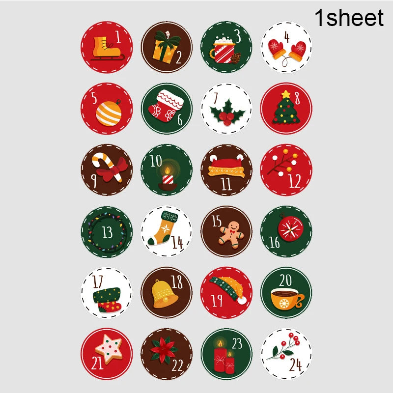 Festive Countdown Advent Calendar Bags & Tags - Image 9