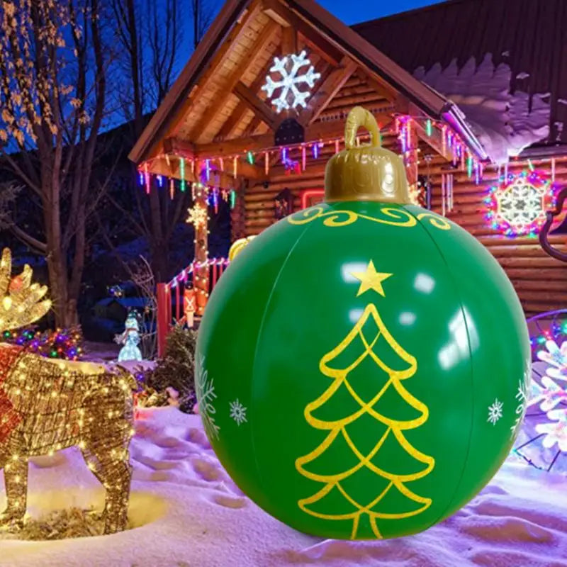 Giant 60cm Inflatable Christmas Ornament Ball - Image 20