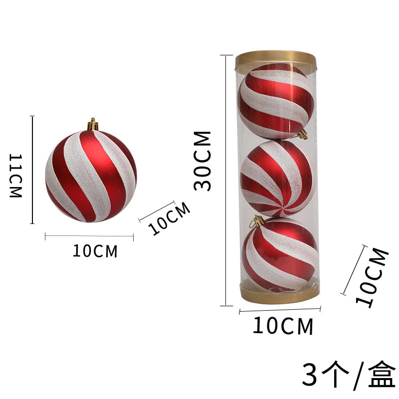 Festive Big Pumpkin Christmas Ornament Set - 1-3pcs - Image 9