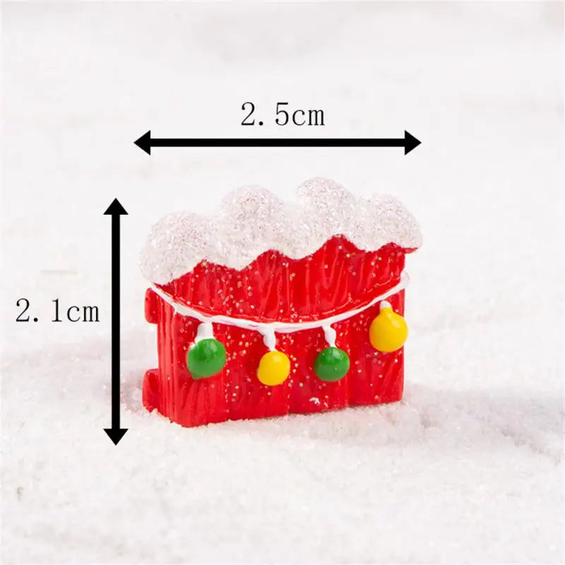 Charming Christmas Resin Santa & Elk Ornaments - Image 7