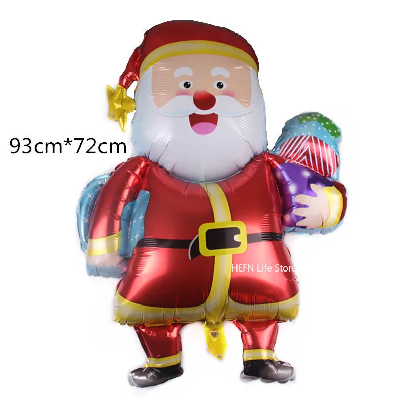 Festive Foil Balloons: Santa, Snowman & More! - Image 56