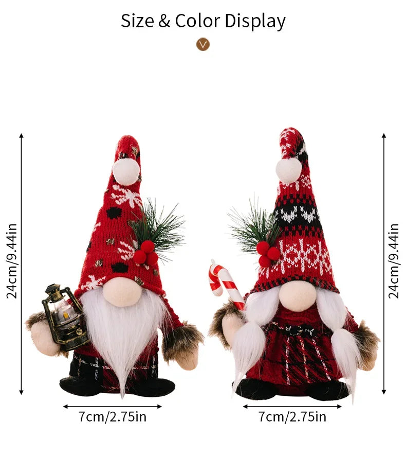 Charming Gnome Faceless Doll Christmas Decor - Image 17