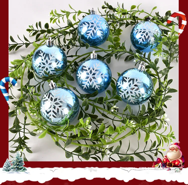Festive DIY Christmas Tree Decoration Balls - 4-6pcs - Image 28