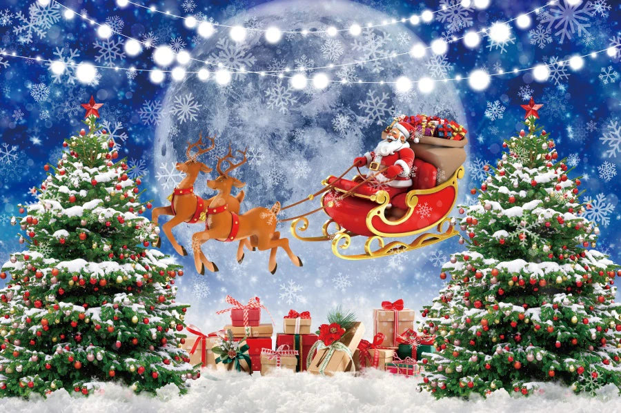 Charming Christmas Backdrop: Red Truck & Snowman - Image 9
