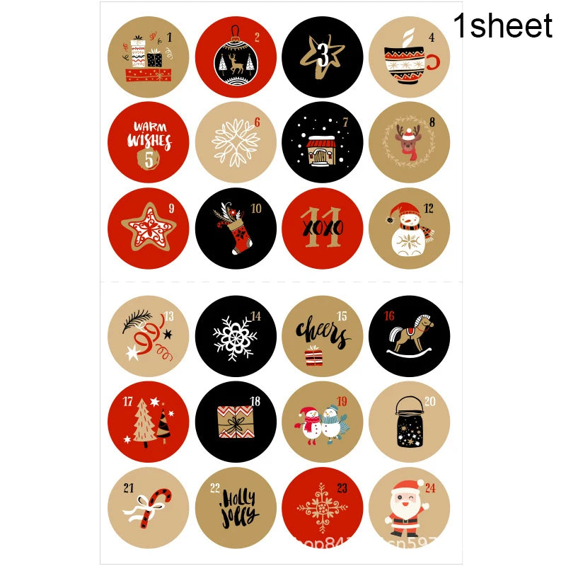 Festive Countdown Advent Calendar Bags & Tags - Image 4